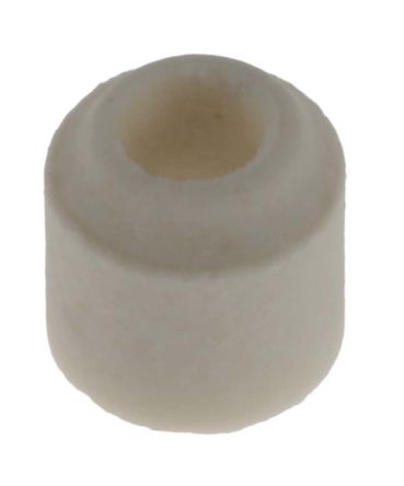 RS PRO White Ceramic Bead 2.5mm Bore Size +1200°C