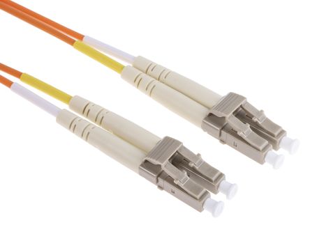 RS PRO LWL-Kabel 1m Multi Mode Orange LC LC 50/125μm