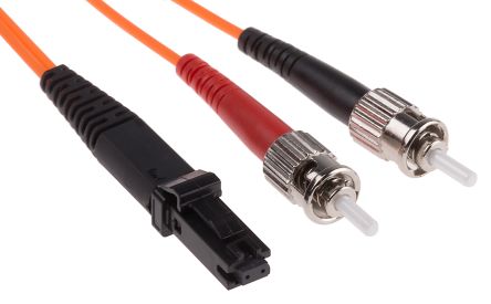 RS PRO Cable De Fibra óptica OM1, Con A: MT-RJ, Con B: ST, Long. 3m, Funda Libre De Halógenos Y Bajo Nivel De Humo