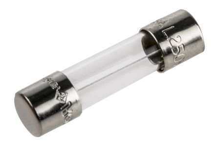 Eaton 玻璃保险管, Eaton Bussman系列, 1.25A, 250V 交流, 5 x 20mm, 熔断速度T
