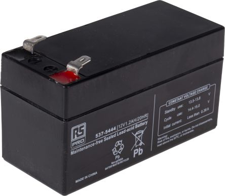 Lead Acid Battery - 12V, 1.2Ah | RS 
