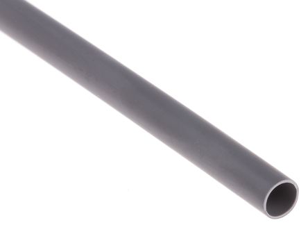RS PRO Wärmeschrumpfschlauch, Polyolefin Grau, Ø 4.8mm Schrumpfrate 2:1, Länge 1.2m