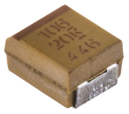 KEMET T491 Kondensator, MnO2, 10μF, 20V Dc SMD, ±10%, Gehäuse B, +125°C