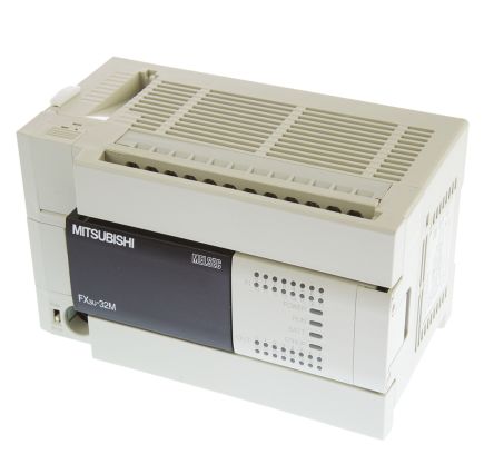 Mitsubishi FX3U Logikmodul, 16 Eing. Relais Ausg.Typ Senke, Quelle Eing.Typ 100 → 240 Vac