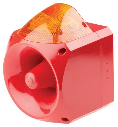 Klaxon Nexus Xenon Blitz-Licht Alarm-Leuchtmelder Orange, 10 → 60 Vdc