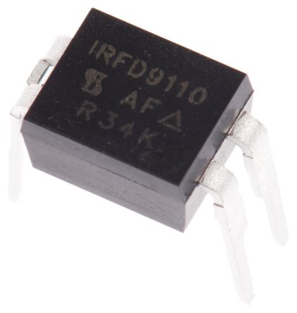 Vishay IRFD9110PBF P-Kanal, THT MOSFET 100 V / 700 MA 1,3 W, 4-Pin HVMDIP