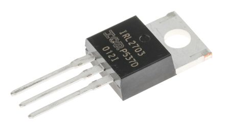 Infineon HEXFET IRL2703PBF N-Kanal, THT MOSFET 30 V / 24 A 45 W, 3-Pin TO-220AB