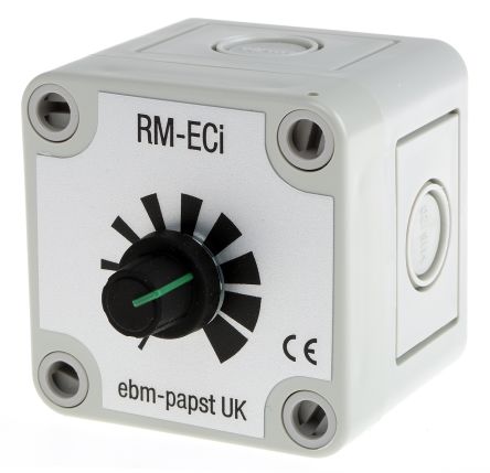 Ebm-papst Fan Speed Controller For Use With ECi Fans, 10 V Dc, 1.1mA Max, Infinitely Variable