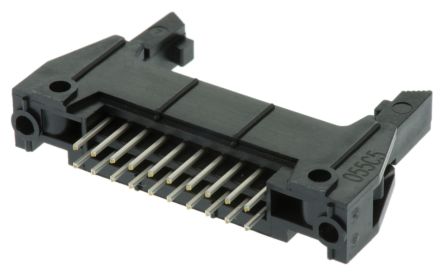 3M 3000 Series Straight Through Hole PCB Header, 20 Contact(s), 2.54mm Pitch, 2 Row(s), Shrouded