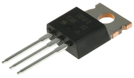 Vishay IRF610PBF N-Kanal, THT MOSFET 200 V / 3,3 A 36 W, 3-Pin TO-220AB