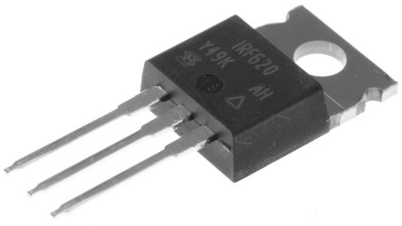 Vishay MOSFET Canal N, TO-220AB 5,2 A 200 V, 3 Broches