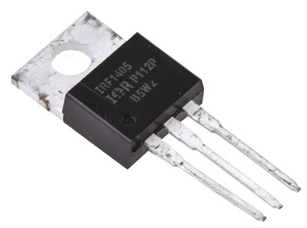 Infineon HEXFET IRF1405PBF N-Kanal, THT MOSFET 55 V / 169 A 330 W, 3-Pin TO-220AB