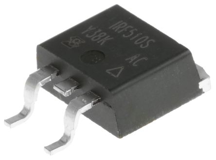 Vishay IRF510SPBF N-Kanal, SMD MOSFET 100 V / 5,6 A 3,7 W, 3-Pin D2PAK (TO-263)