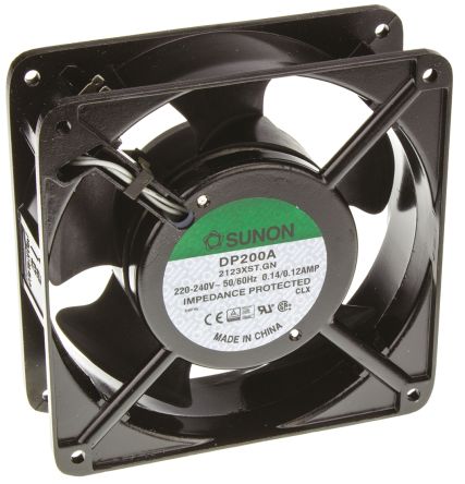 AC Axial Fan, 120 x 120 x 38mm, 95cfm, 21W, 220 &#8594; 240 V ac (DP Series)