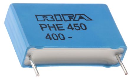 KEMET PHE450 Folienkondensator 220nF ±5% / 250 V Ac, 400 V Dc, THT Raster 22.5mm