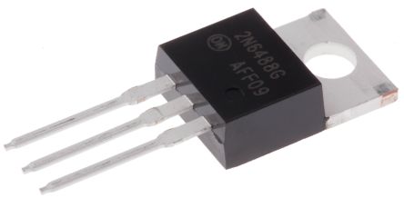 Onsemi 2N6488G THT, NPN Transistor 80 V / 15 A 5 MHz, TO-220AB 3-Pin