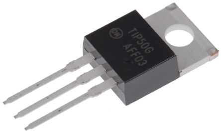 Onsemi TIP50G THT, NPN Transistor 400 V / 1 A 10 MHz, TO-220AB 3-Pin
