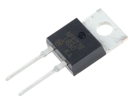 Onsemi THT Diode, 600V / 8A, 2-Pin TO-220AC