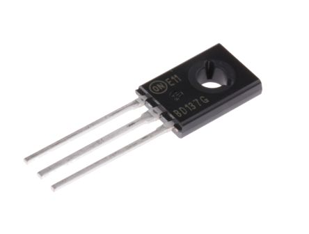 Onsemi BD137G THT, NPN Transistor 60 V / 1,5 A, TO-225 3-Pin