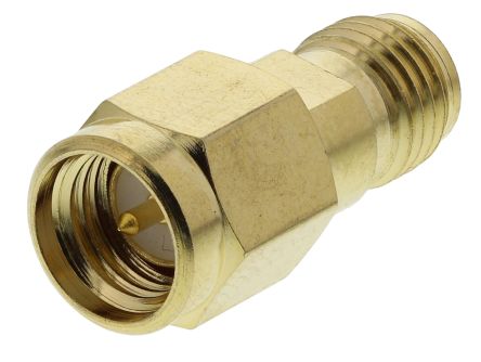 RS PRO HF Adapter, SMA - SMA, 50Ω, Male - Weiblich, Gerade, 18GHz