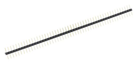 HARWIN M22 Stiftleiste Gerade, 50-polig / 1-reihig, Raster 2.0mm, Platine-Platine, Lötanschluss-Anschluss, 1.0A, Nicht