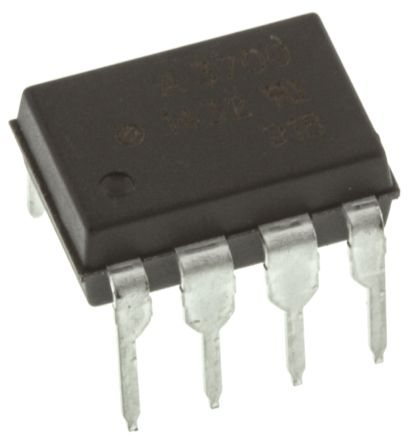 Broadcom THT Optokoppler AC/DC-In / Darlington-Out, 8-Pin PDIP, Isolation 3750 V Ac