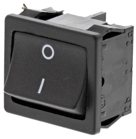 Marquardt DPST, On-None-Off Rocker Switch Panel Mount