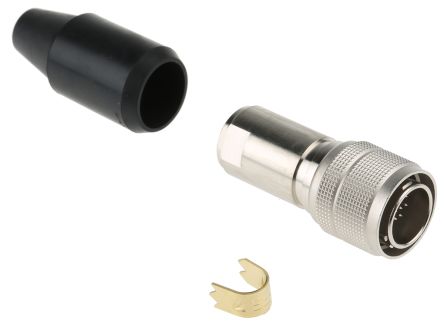 Hirose Circular Connector, 20 Contacts, Cable Mount, Miniature Connector, Plug, Male, HR10 Series
