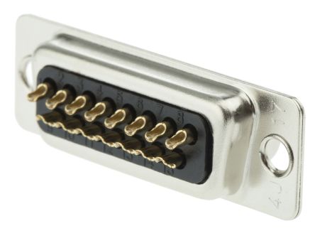 Hirose HD Sub-D Steckverbinder A Buchse, 15-polig, Tafelmontage Lötanschluss