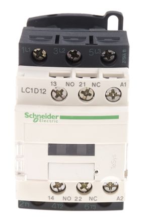 디바이스마트,기계/제어/로봇/모터 > 자동화(FA) > 제어 > 콘택터,,LC1D12M7,Schneider Electric Tesys D LC1D 3 Pole Contactor, 3NO, 12 A, 5.5 kW, 230 V ac Coil / 608-9475