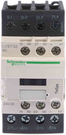 Schneider Electric 接触器, LC1D系列, 4极, 触点32 A, 触点电压690 V 交流