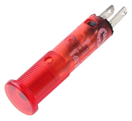 Schneider Electric Leuchtmelder Harmony XVL XVL Rot, Ausschnitt-Ø 8mm Tafelmontage IP40, IP65 Löt-Öse
