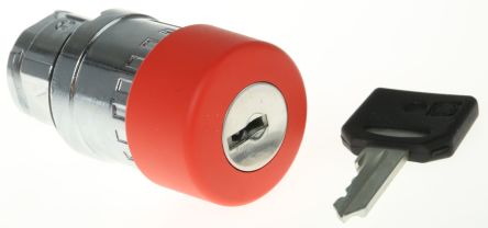 Schneider Electric Harmony XB4 Tafelmontage Not-Aus-Schalter, Rot Ø 22mm, 30mm, X 79mm, Schlüsselentriegelung