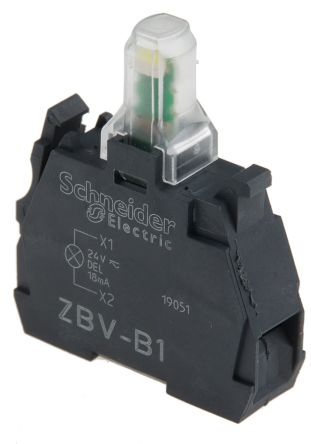 ZBVB1 | Schneider Electric XB4 XB5 Light Block LED White 24 V Screw ...