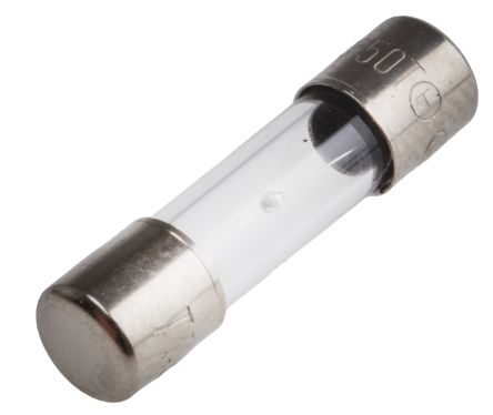 RS PRO 1.6A T Glass Cartridge Fuse, 5 X 20mm