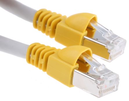 Telegartner Telegärtner Ethernetkabel Cat.6a, 1m, Grau Patchkabel, A RJ45 S/FTP Stecker, B RJ45, LSZH