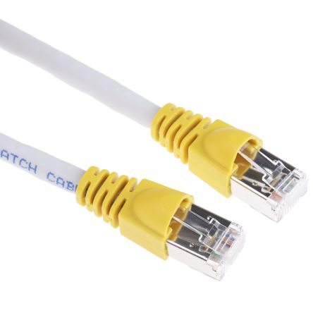 Telegartner Telegärtner Ethernetkabel Cat.6a, 3m, Grau Patchkabel, A RJ45 S/FTP Stecker, B RJ45, LSZH