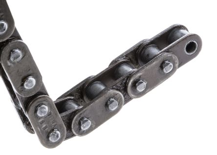 Witra 滚子链, 06B-1链型, 单工绞线, 钢制, 5m长, 9.525mm节距, 0.4kg/m
