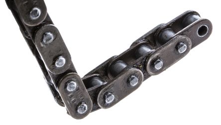Witra 滚子链, 08B-1链型, 单工绞线, 钢制, 5m长, 12.7mm节距, 0.7kg/m