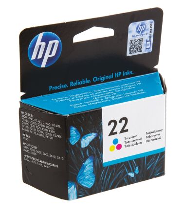 Hewlett Packard HP 22 Druckerpatrone Für Patrone Mehrfarbig 1 Stk./Pack Seitenertrag 165