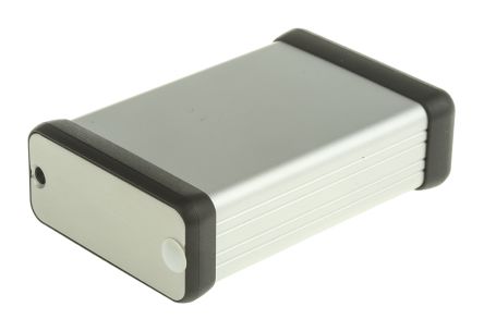 Hammond 1455 Series Silver Anodised Aluminium Handheld Enclosure,, IP54, 80 X 54 X 23mm