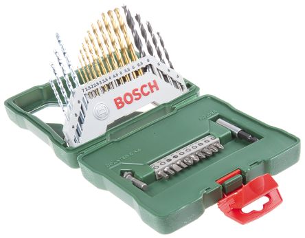 Bosch HSS Spiralbohrer Satz 1.5mm → 8mm, 30-teilig Für Für Verschiedene Materialien
