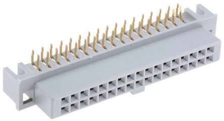 3M Conector Hembra Para PCB A 90° Serie 5100, De 34 Vías En 2 Filas, Paso 2.54mm, 12A, Montaje Orificio Pasante, Para