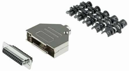Amphenol ICC Connecteur Sub-D Femelle 25 Voies Montage Sur Câble Droit