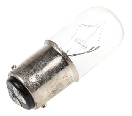 Schneider Electric Glühlampe 120 V Ac/dc, BA15d Sockel Klar, Glaskolben, Glühlampe