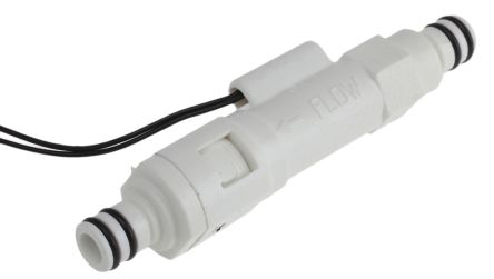 Gems Sensors FS-380P, 1/4 Schnellanschluss-Außengewinde Durchflussschalter Für Flüssigkeit, 1 Gal/min, 8.6bar, 200 V