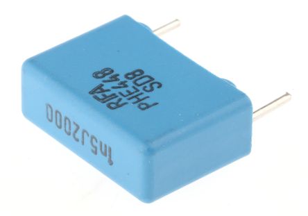 KEMET PHE448 Folienkondensator 1.5nF ±5% / 2 KV Dc, 700 V Ac, THT Raster 15mm