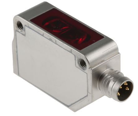 Omron E3ZM Kubisch Optischer Sensor, Diffus, Bereich 1 M, PNP Ausgang, 4-poliger M8-Steckverbinder