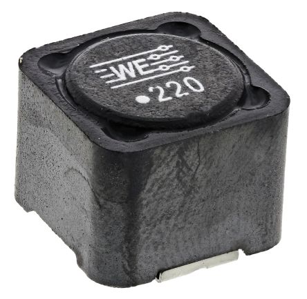 Wurth Elektronik Wurth, WE-PD, 1210 Shielded Wire-wound SMD Inductor With A Ferrite Core, 22 μH ±20% Wire-Wound 5.3A Idc