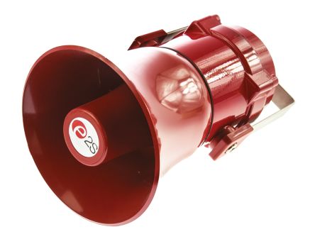 e2s 电子报警器, BEXS110系列, 32音调, 115 V 交流, 红色, ATEX, IP67